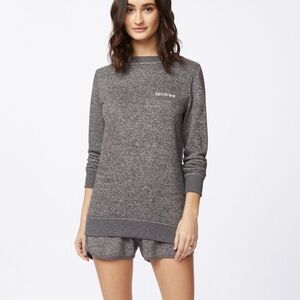 TENTREE Rush Pullover Sweater Heathered Gray Size Small